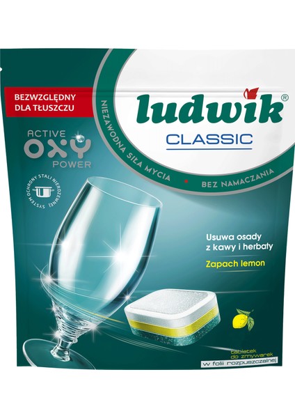 Classic Bulaşık Makine Tableti 50 Yıkama Li̇monlu