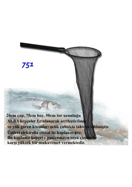 Uzun Saplı Livar Balıkçı Kepçesi 751