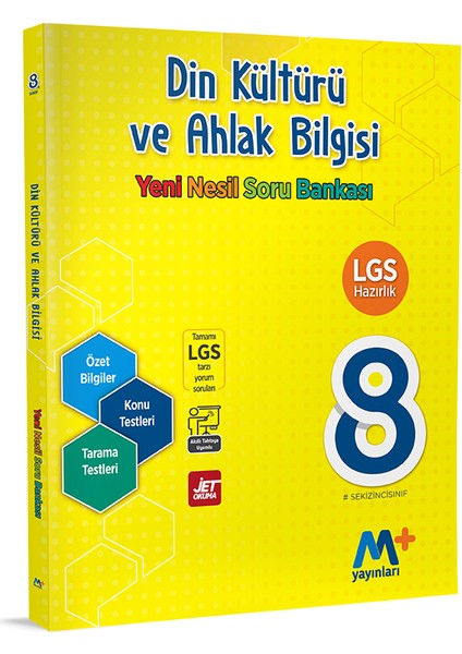 Martı Okul 8. Sınıf Di̇n Kültürü ve Ahlak Bi̇lgi̇si̇ Yeni̇ Nesi̇l Soru Bankası