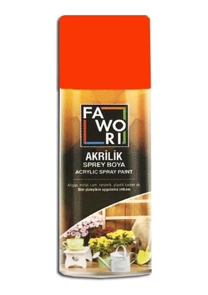 Akrilik Sprey Boya 400 Ml Makine Kırmızısı