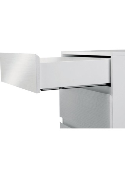 Samet Smart Push Open 50 Cm Kısmi Açılım Frenli Çekmece Rayı-12722416