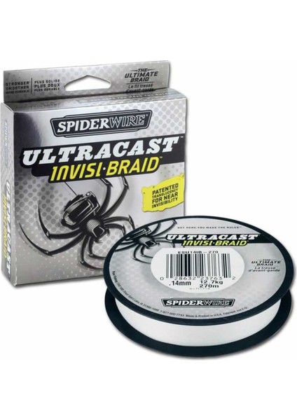 SpiderWire UltraCast Invisi Braid İp Olta Misinası