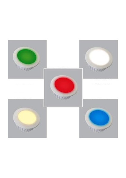 Ah06-00850 2 W Sıva Altı Cob Led Spot Yeşil Işık