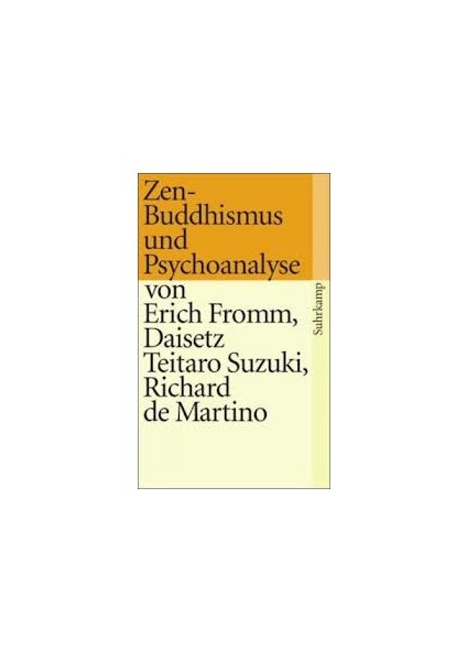 Zen Buddhismus Und Psychanalyse
