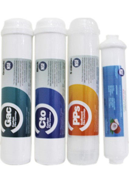 Su Arıtma 4'lü Set Filtre
