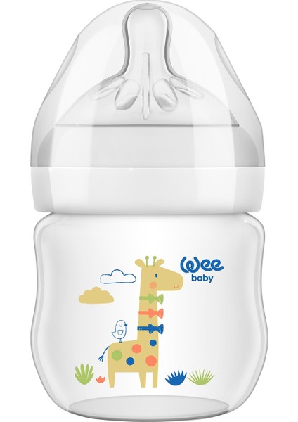 Natural PP Biberon 125 ml - ZÜRAFA