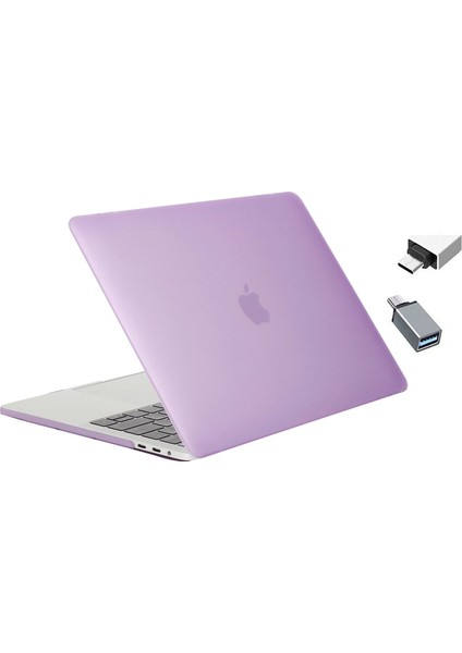 Macbook Pro Kılıfı 13 inç Mat (2016-2019 yılı Cihazı) A1706 A1708 A1989 A2159 ile Uyumlu