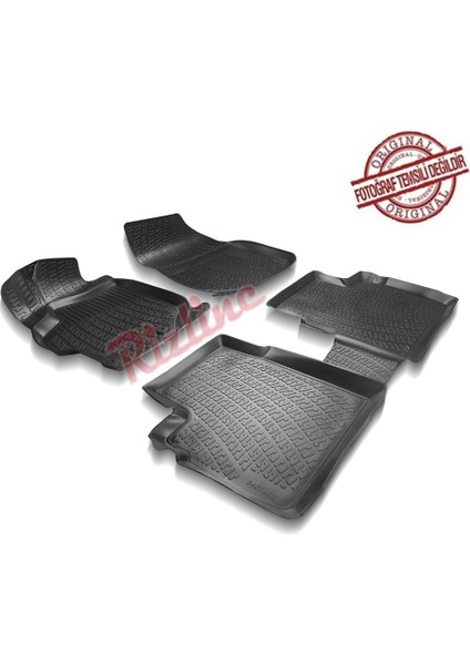 Ford C-Max 2010 Sonrası 3D Havuzlu Paspas