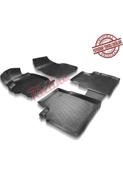 Audi A3 2003-2012 3D Havuzlu Paspas