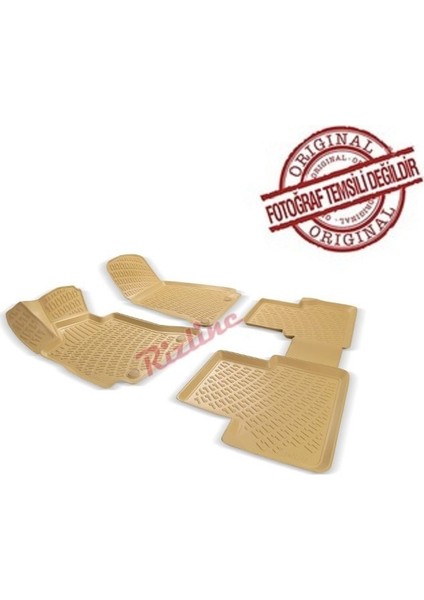 Mercedes C Serisi W204 2007-2014 3D Havuzlu Bej Paspas fiyatları