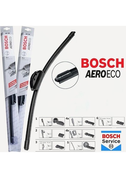 Peugeot 301 Muz Silecek Takımı Bosch Aeroeco (2012-2017) (5)