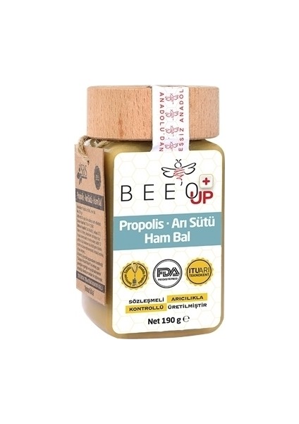 Bee' o  Up Propolis + Arı Sütü + Ham Bal (Yetişkin)