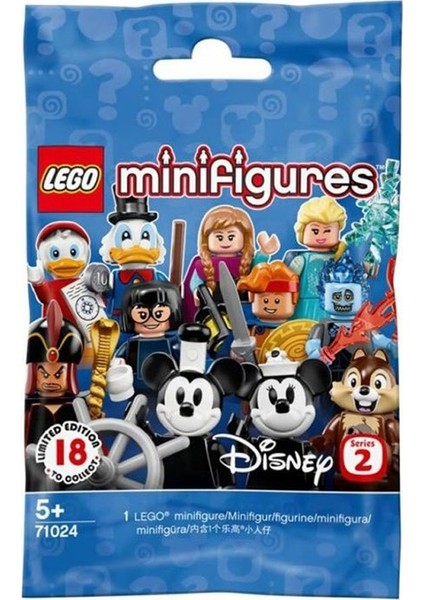 Minifigures 71024 Disney (Kapalı Paket 1 Adet Minifigür)