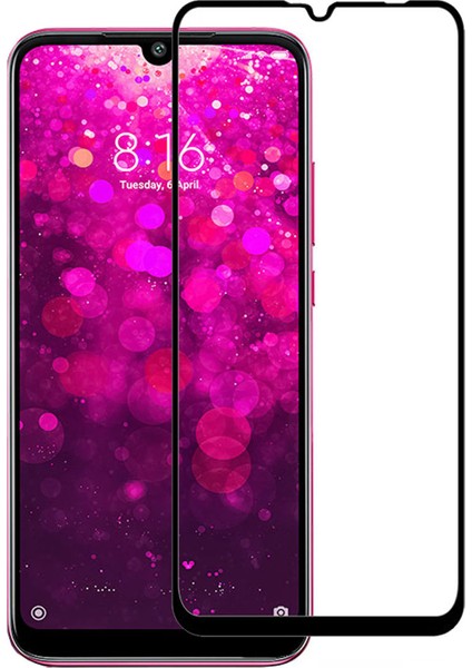 Xiaomi Redmi Y3 Tam Kaplayan Çerçeveli Tempered Ekran Koruyucu - Siyah