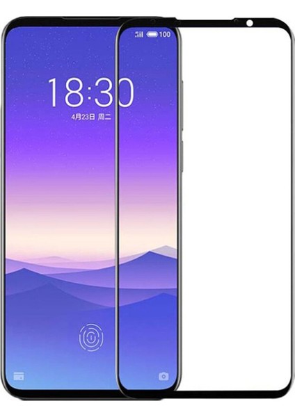 Meiuzu 16S Tam Kaplayan Çerçeveli Tempered Ekran Koruyucu - Siyah