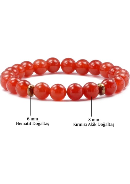 8 mm Akik Doğal Taş Kadın Bileklik fiyatları