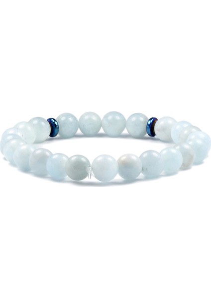 8 mm Akuamarin Doğal Taş Kadın Bileklik fırsatları