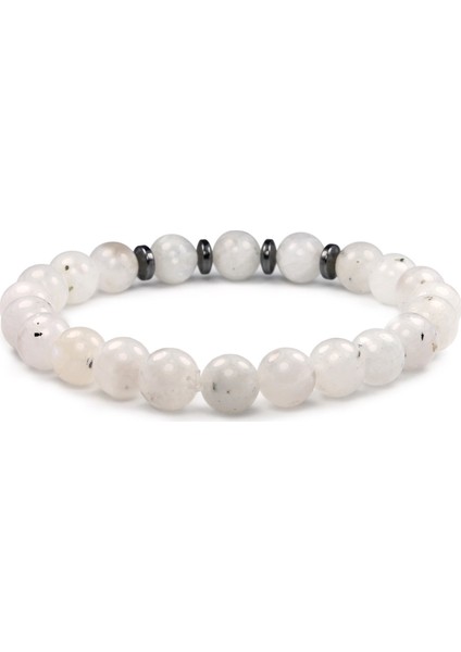 8 mm Aytaşı Doğal Taş Unisex Bileklik fırsatları