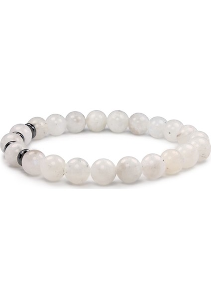 8 mm Aytaşı Doğal Taş Unisex Bileklik indirimleri