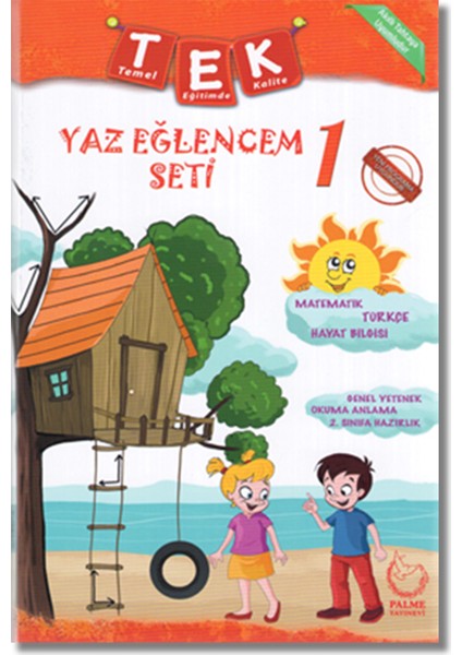 1. Sınıf Tek Yaz Tatil Eğlencem Seti