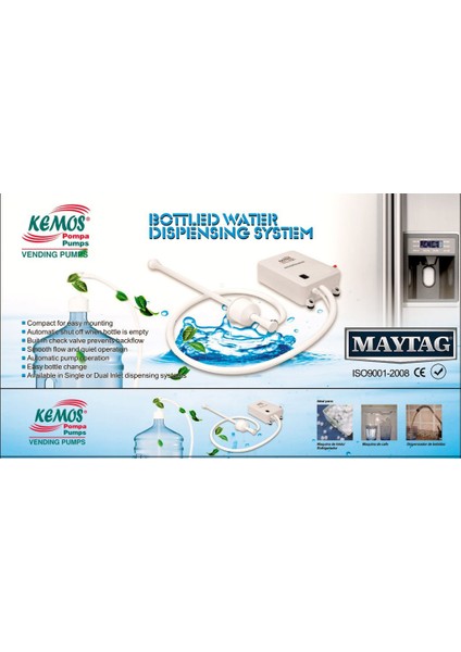 Maytag Flojet Buzdolabı ve Sebil Pompası fiyatları