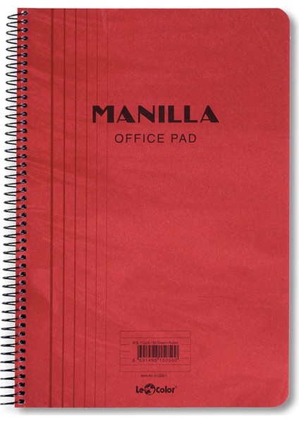 Manıla 17X24 Kar Kırmızı Defter ter180Sayfa fiyatları