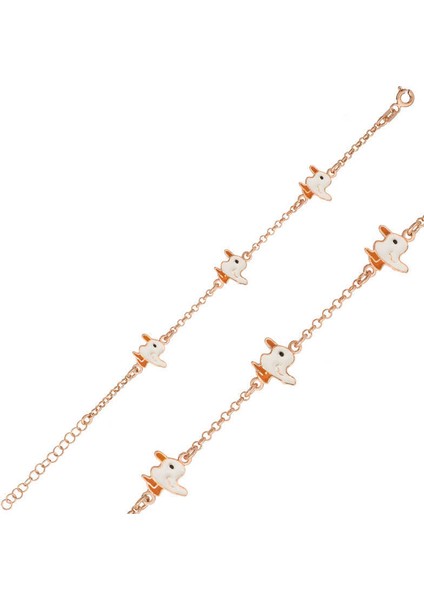 ​Gümüş Ördek Çocuk Bileklik