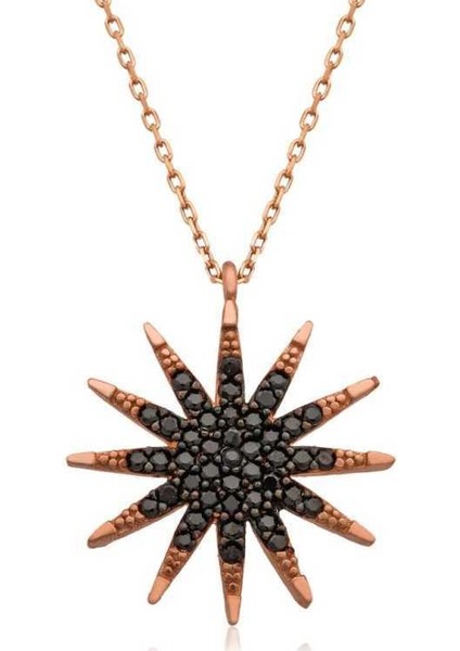 Gümüş Kutup Yıldızı Bayan Kolye