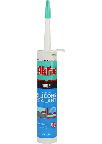 100E Silikon Kartuş Siyah 280ml
