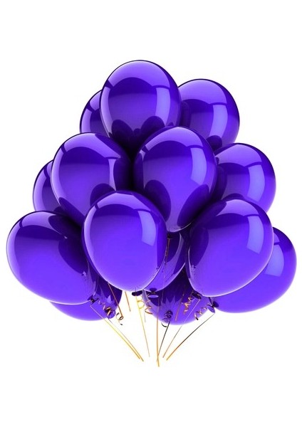 Balon 25'li Mor Metalik