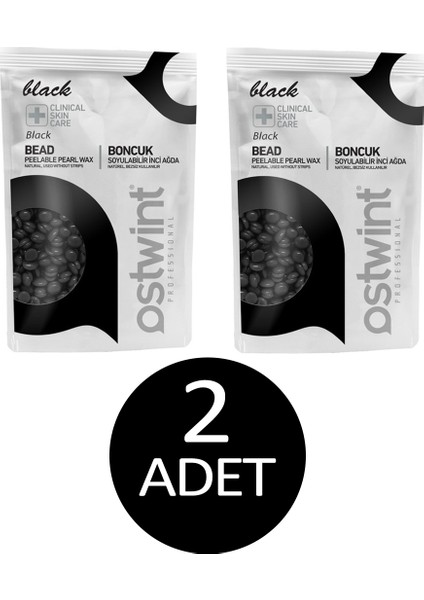Siyah Boncuk Ağda 250 gr 2'li