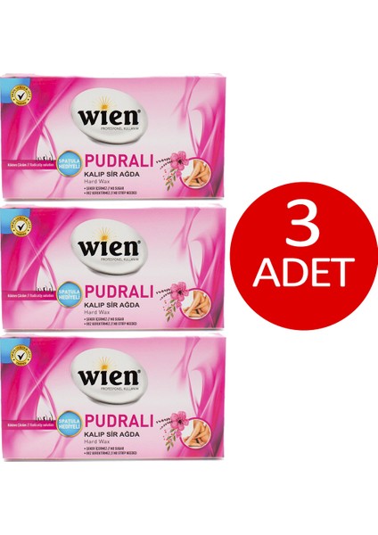 Kalıp Sir Ağda Pudralı 3'lü