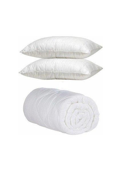 Home Çi̇ft Ki̇şi̇li̇k Yorgan+2 Yastik Hedi̇yeli̇
