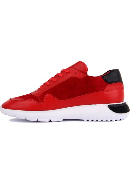 Kırmızı Süet Deri Erkek Sneaker modelleri