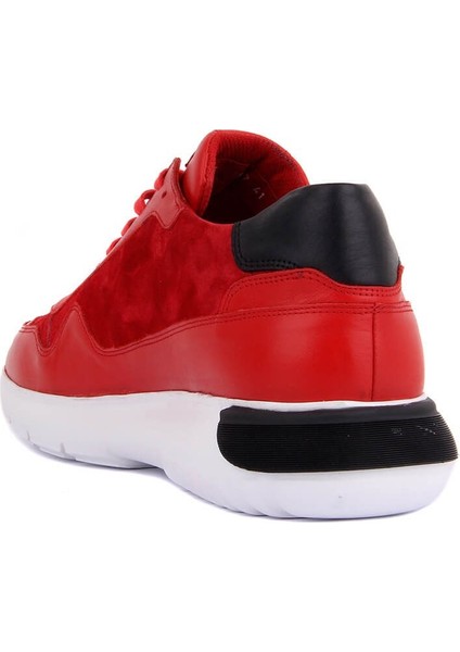 Kırmızı Süet Deri Erkek Sneaker fırsatları