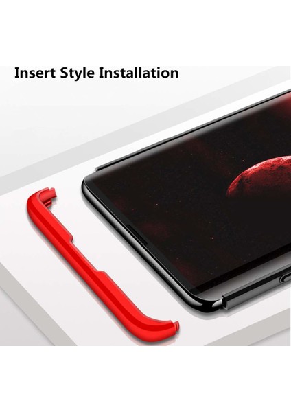 Samsung Galaxy S10 Kılıf Double Dip 360 Protective Kırmızı