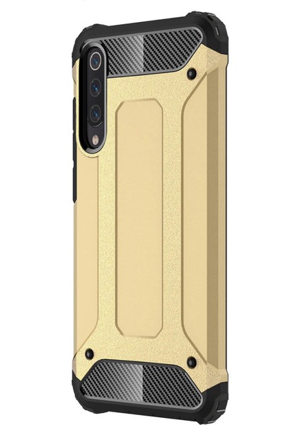 Xiaomi Mi 9 Kılıf Rugged Armor Gold