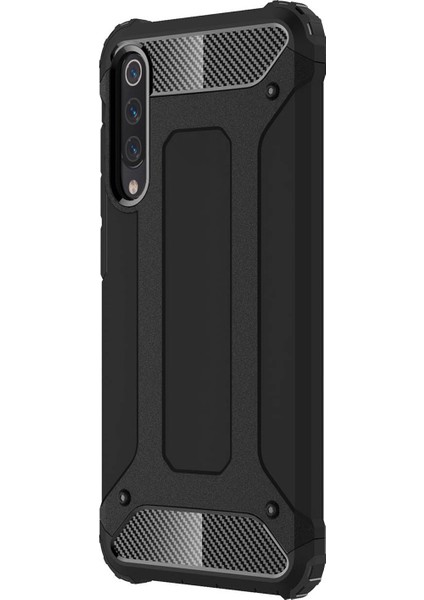 Xiaomi Mi 9 Kılıf Rugged Armor Siyah