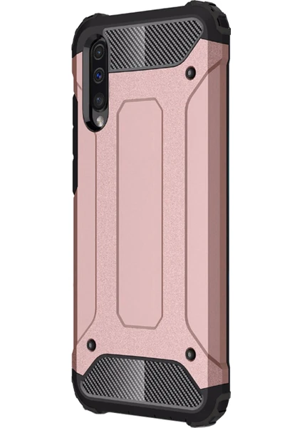 Samsung Galaxy A50 Kılıf Rugged Armor Rose Gold