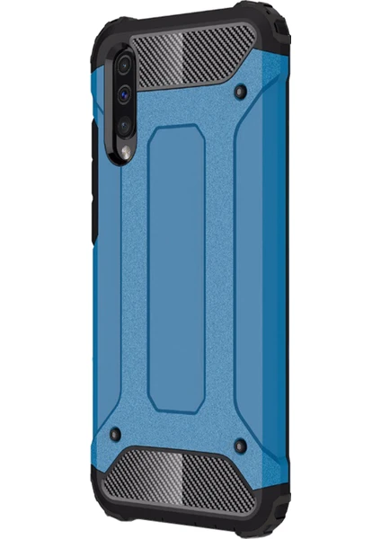 Samsung Galaxy A50 Kılıf Rugged Armor Mavi