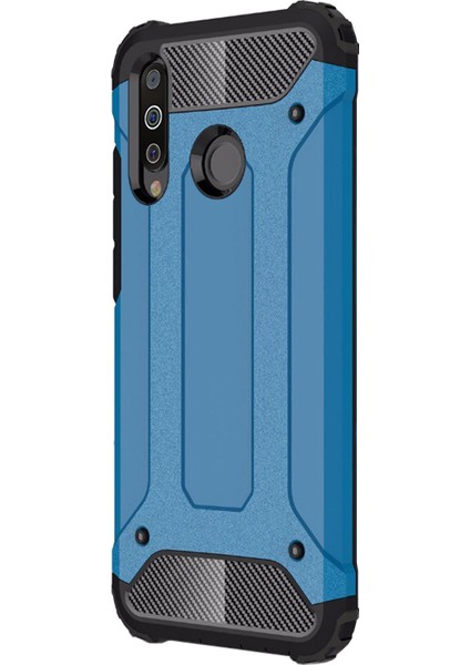 Samsung Galaxy M30 Kılıf Rugged Armor Mavi