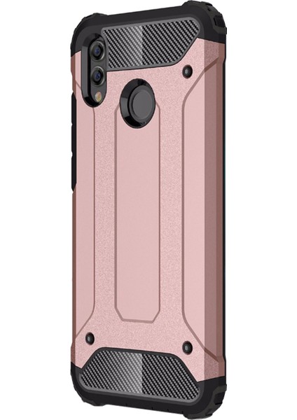 Huawei Honor 10 Lite Kılıf Rugged Armor Rose Gold
