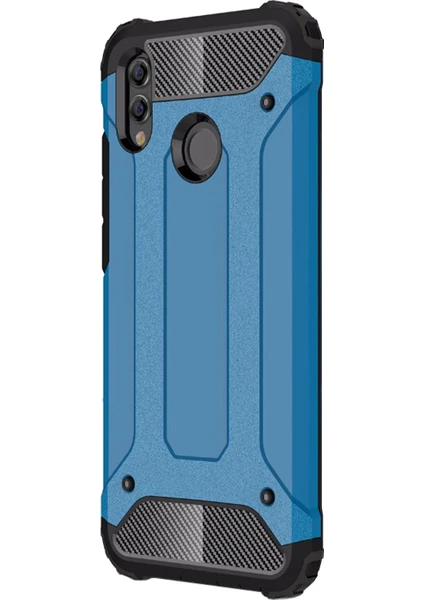 Huawei Honor 10 Lite Kılıf Rugged Armor Mavi