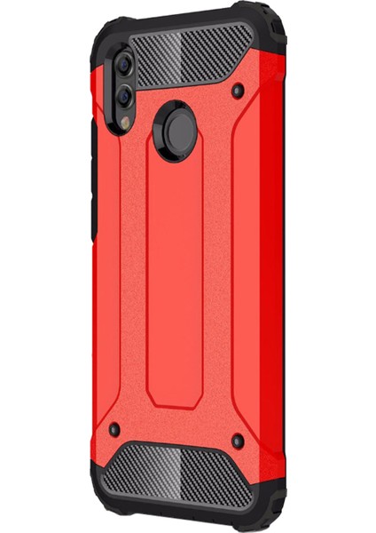 Huawei Honor 10 Lite Kılıf Rugged Armor Kırmızı