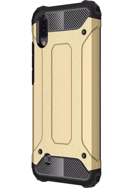 Samsung Galaxy M10 Kılıf Rugged Armor Gold