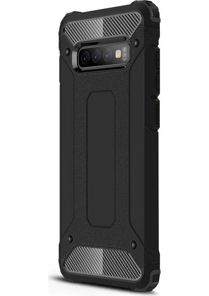Samsung Galaxy S10 Kılıf Rugged Armor Siyah
