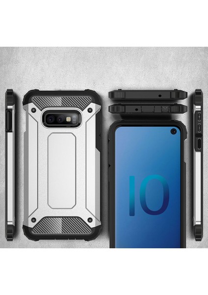 Samsung Galaxy S10E Kılıf Rugged Armor Gold