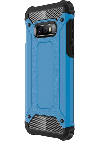 Samsung Galaxy S10E Kılıf Rugged Armor Mavi