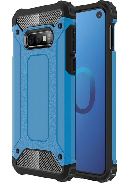 Samsung Galaxy S10E Kılıf Rugged Armor Mavi