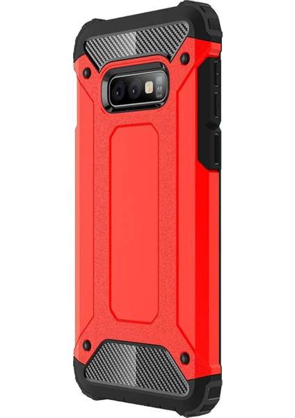 Samsung Galaxy S10E Kılıf Rugged Armor Kırmızı